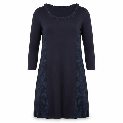 Capri Women's Black Floral Shift Dress Size 12