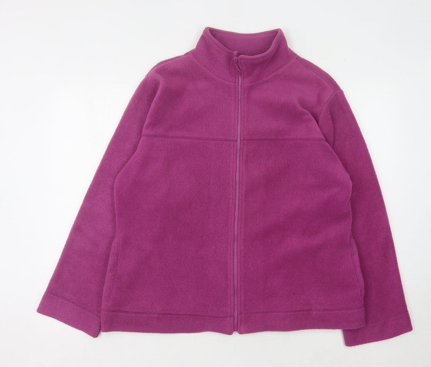 Active Women's Purple Fleece Jacket Size 18-20