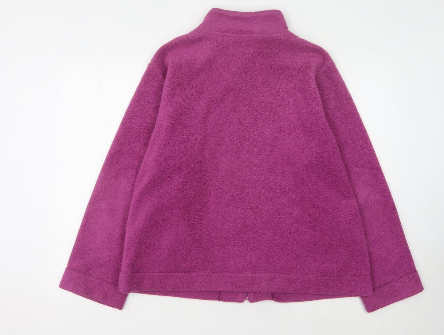Active Women's Purple Fleece Jacket Size 18-20