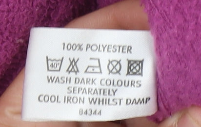 Active Women's Purple Fleece Jacket Size 18-20