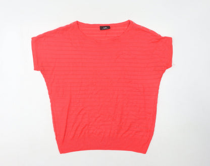 Womens UK Size M Wallis Red Pullover Jumper