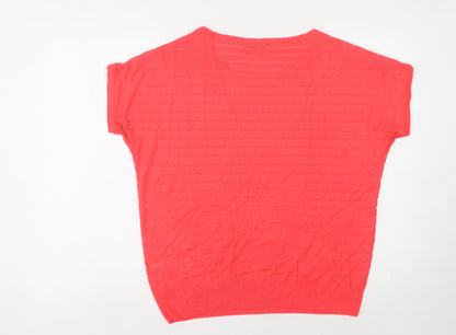 Womens UK Size M Wallis Red Pullover Jumper