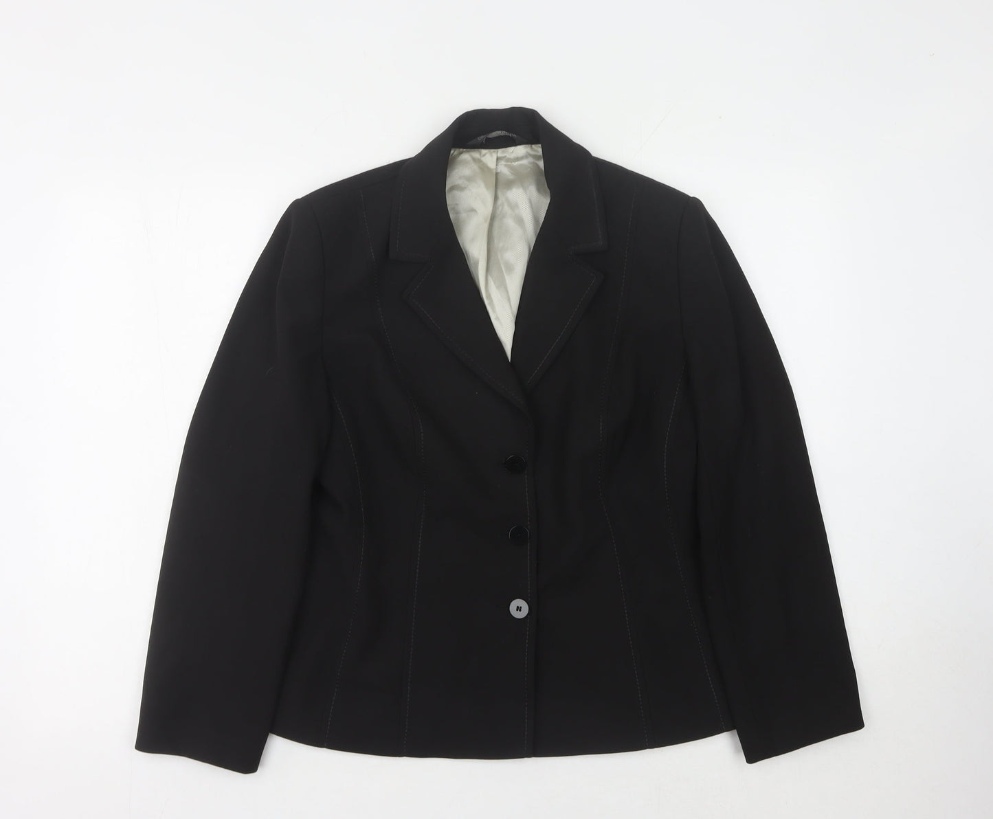 BHS Women’s Black Blazer Size 14 Classic Fit