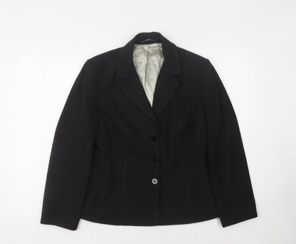 BHS Women’s Black Blazer Size 14 Classic Fit