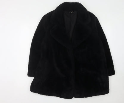 Womens UK Size L Divided Black Basic Jacket