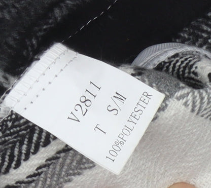 AMY & CLO Women's Check Flannel Jacket S