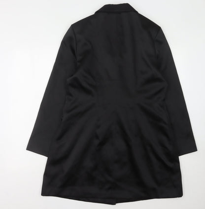 H&M Women's Black Long Blazer Size 14
