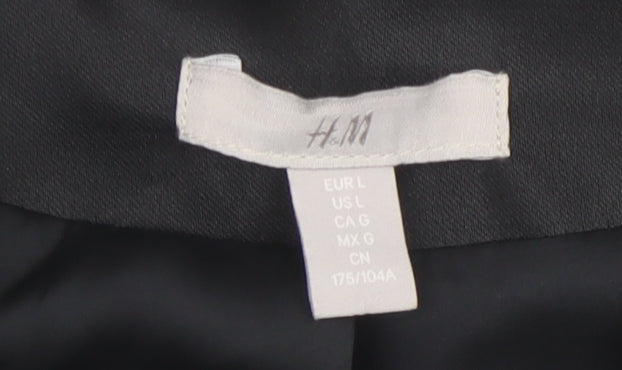 H&M Women's Black Long Blazer Size 14