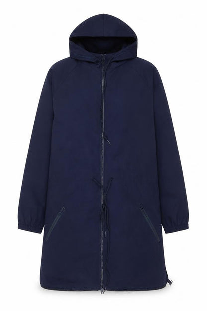 Womens UK Size S Unknown Blue Parka Coat