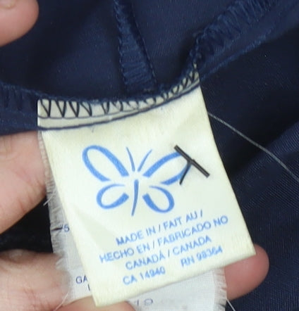 Womens UK Size S Unknown Blue Parka Coat