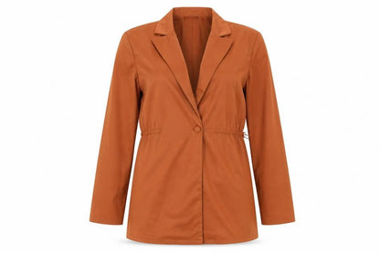 Womens UK Size 6 PRETTYLITTLETHING Regular Brown Blazer