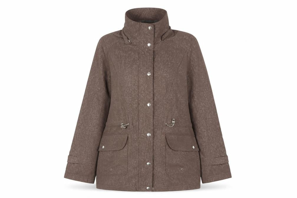 Womens UK Size 10 Avenue Brown Basic Jacket