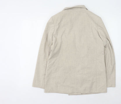 New Look Women's Beige Blazer, Size 10, Regular Fit