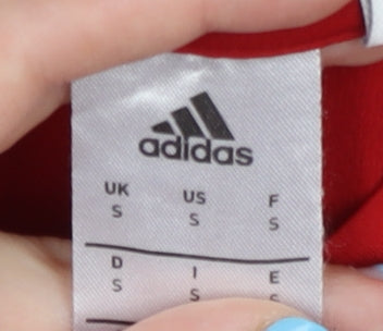 Adidas Men's Red Football Jersey Size S