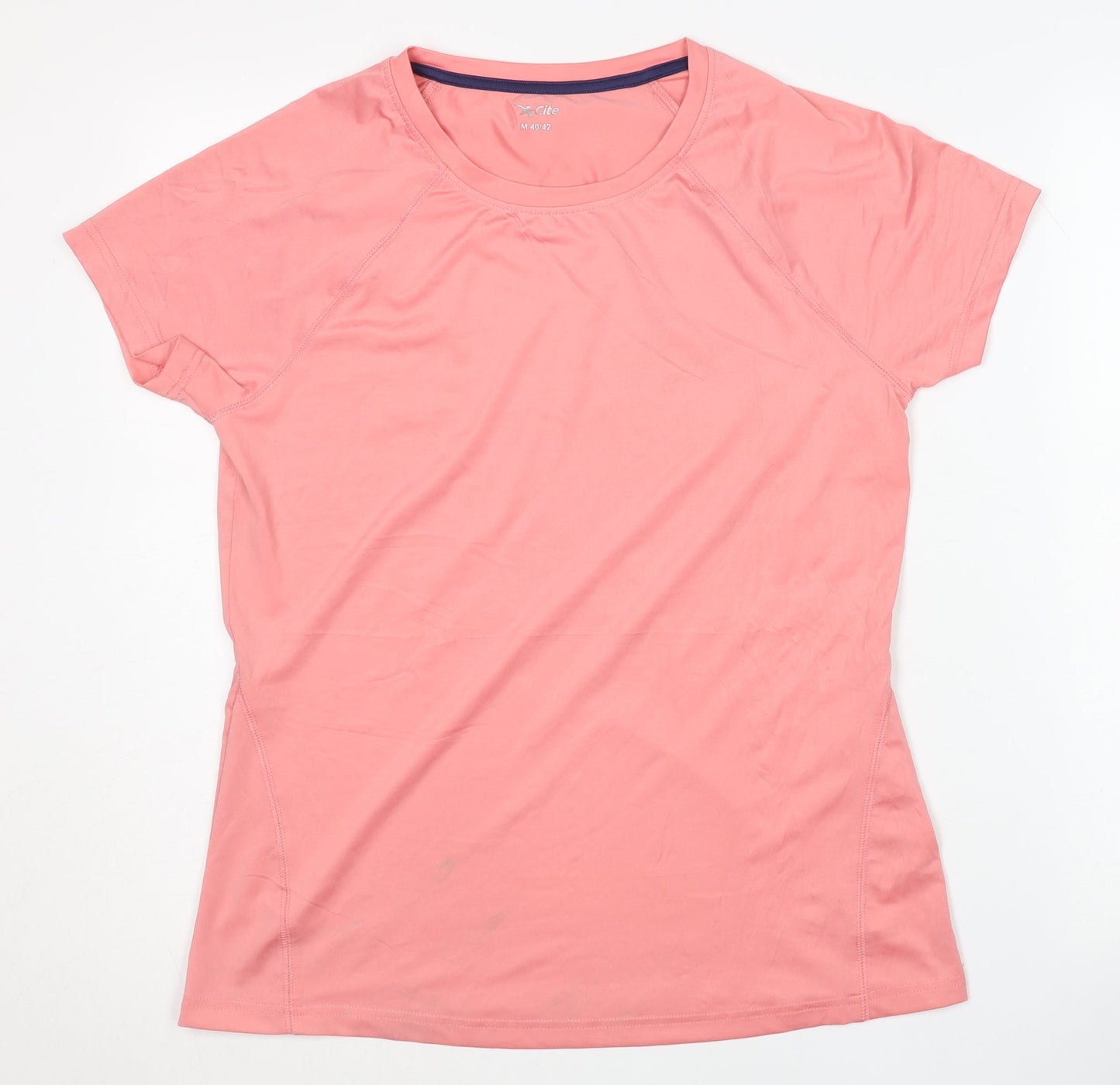 X-Cite Women's Pink M Basic T-Shirt for Gym