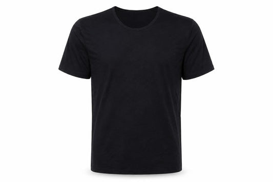 Enrico Mori Men's Black T-Shirt, Medium, Basic Style
