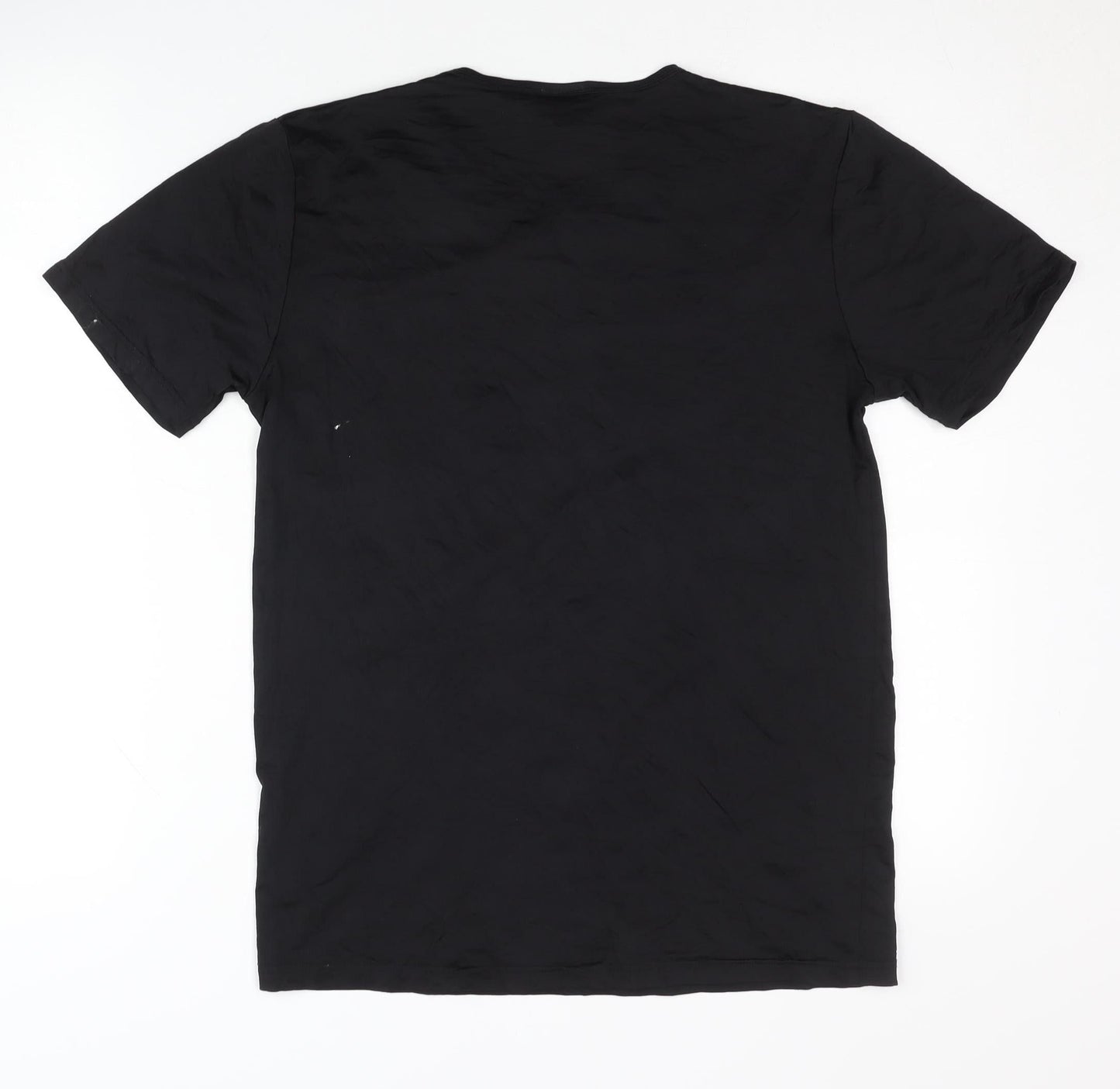 Enrico Mori Men's Black T-Shirt, Medium, Basic Style