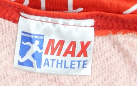 MAX Athlete Men's Red Tank Top, M, Athletic Fit