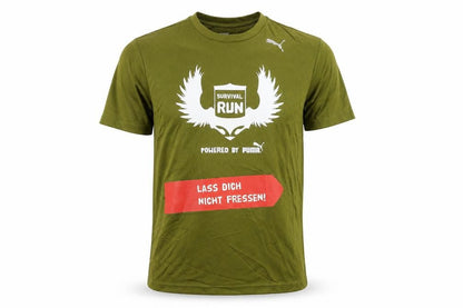 Mens UK Size XS PUMA Green Running & Jogging T-Shirt