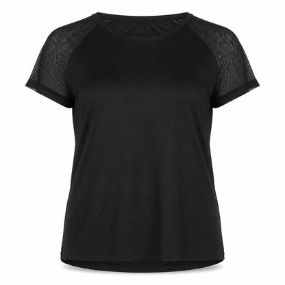 Crivit Women's Black Gym T-Shirt Size 10