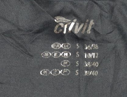 Crivit Women's Black Gym T-Shirt Size 10