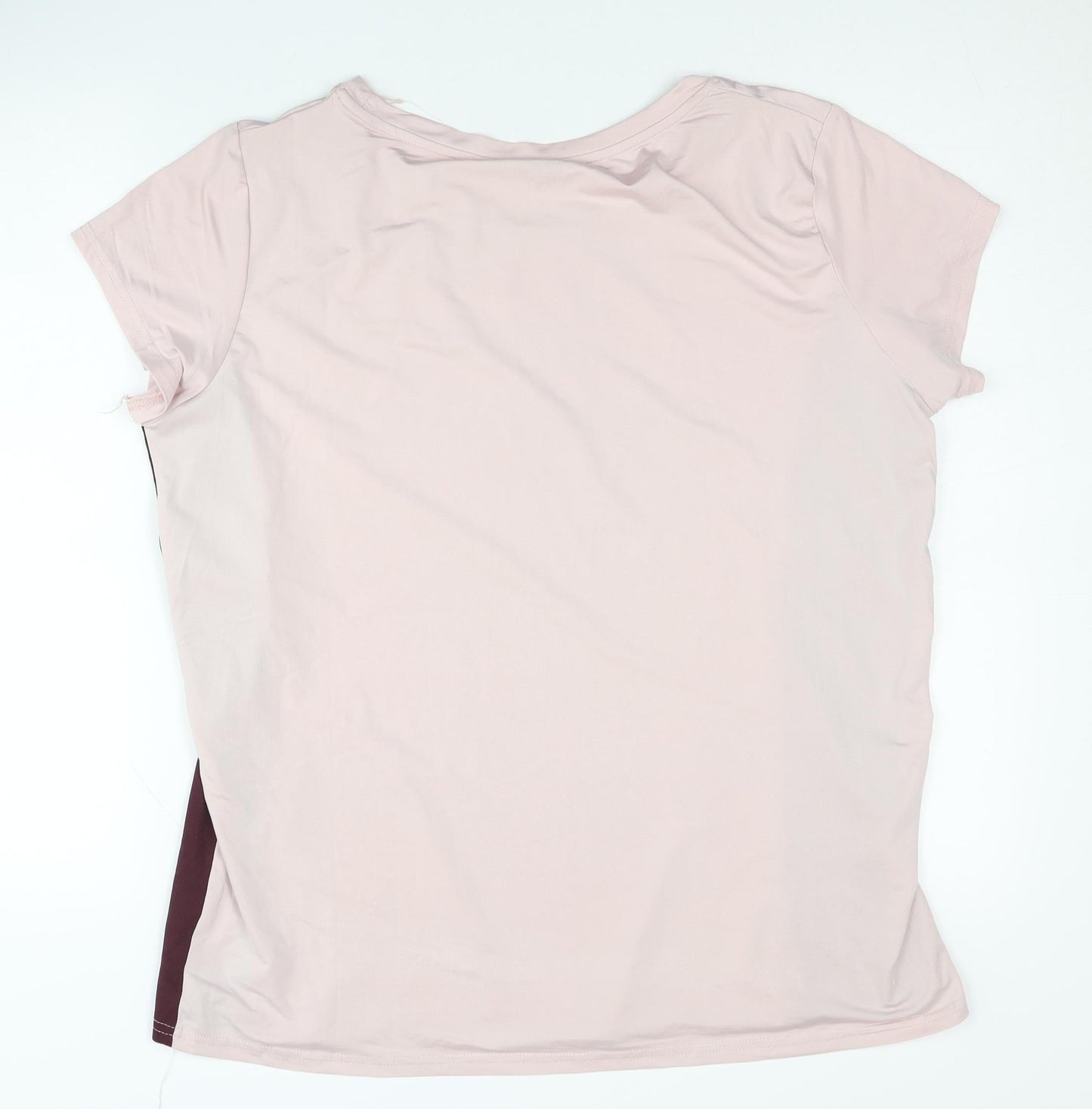 Work It Women's Pink Activewear T-Shirt Size 16 Sporty