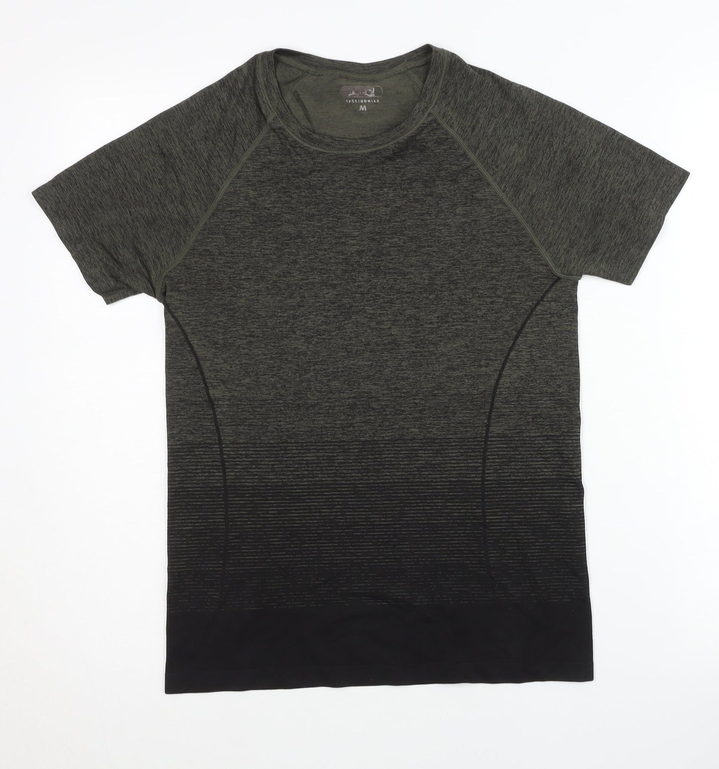 Ergonomixx Men's Green Athletic T-Shirt, Medium