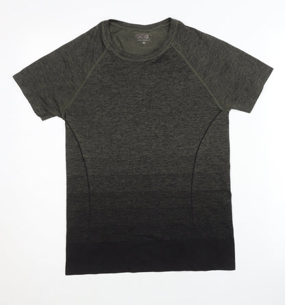 Ergonomixx Men's Green Athletic T-Shirt, Medium