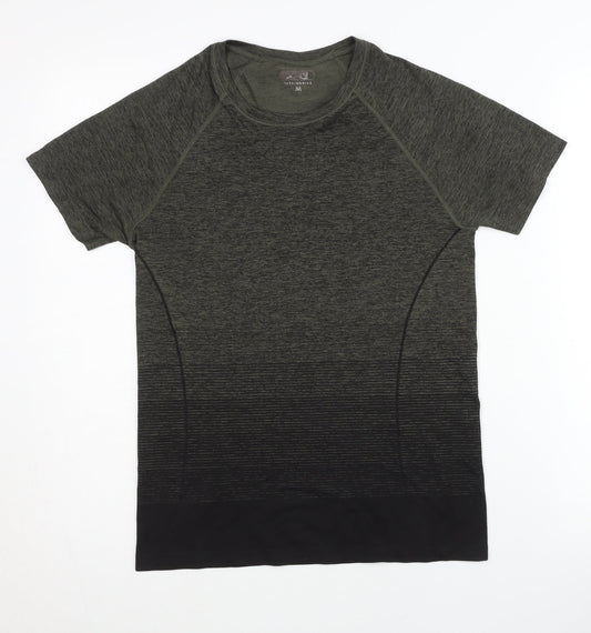 Ergonomixx Men's Green Athletic T-Shirt, Medium