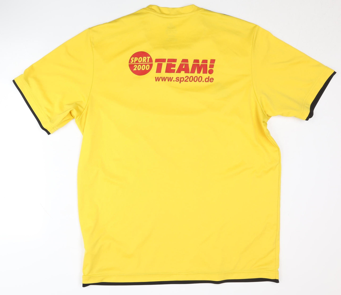 Adidas Mens Yellow XL Football Jersey T-Shirt