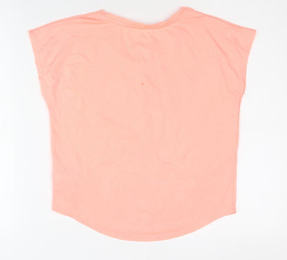 H&M Girls Pink Sleeveless T-Shirt Size 9-10 Years