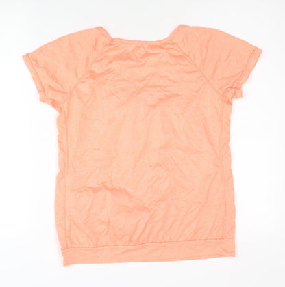 H&M Sport Women’s Orange T-Shirt Size 12