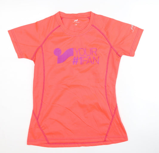 Pro Touch Women's Pink T-Shirt - Size 10 Activewear