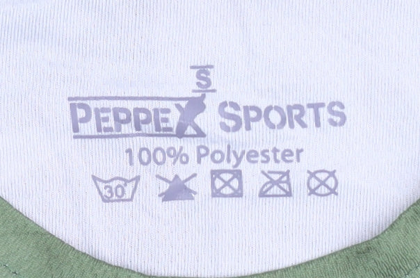 Peppex Sports Unisex Green Camouflage T-Shirt S