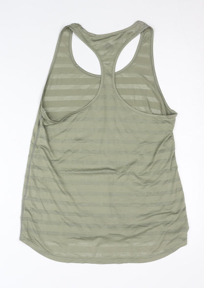 H&M Women Green Racerback Tank Top M