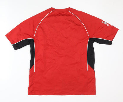 Jako Men's Red Football Jersey T-Shirt Large