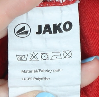 Jako Men's Red Football Jersey T-Shirt Large