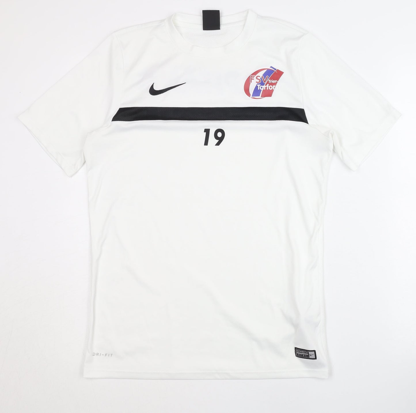 Nike Men's White Football Jersey T-Shirt M