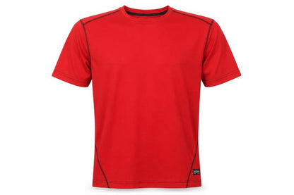 Blue Wear Men's Red T-Shirt, Size L, Basic Style