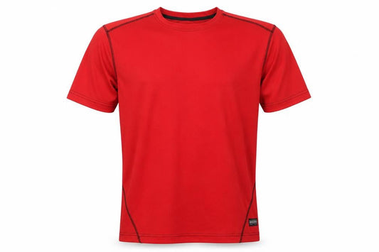 Blue Wear Men's Red T-Shirt, Size L, Basic Style