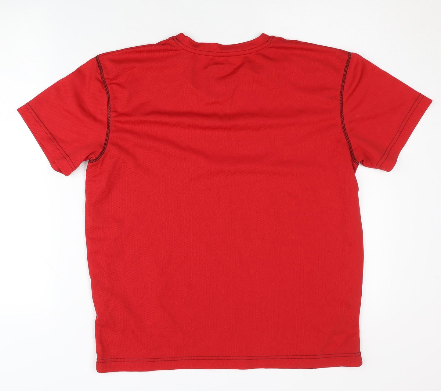 Blue Wear Men's Red T-Shirt, Size L, Basic Style