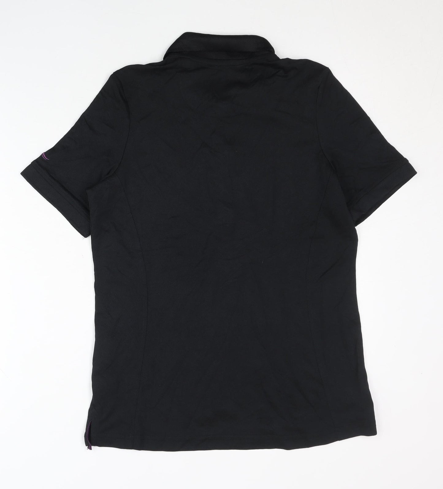 Crivit Women's Black Polo Activewear Top Size 14