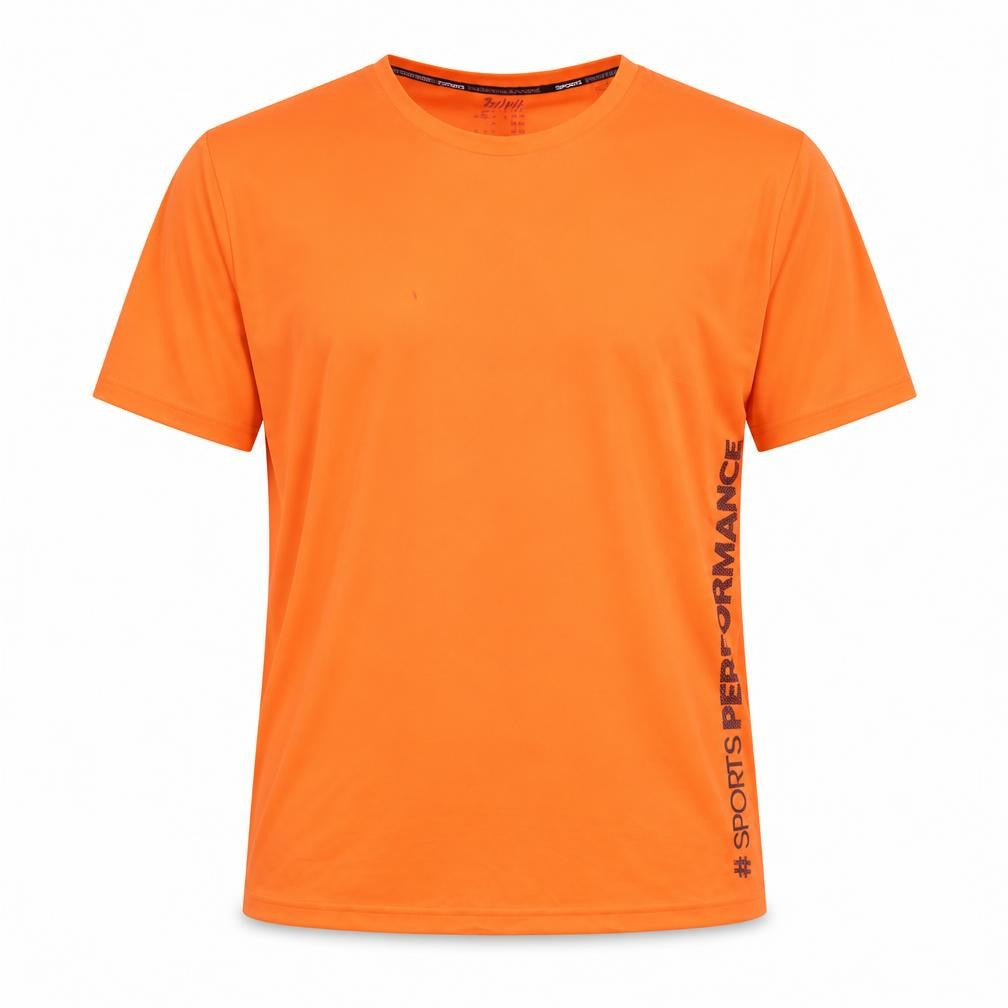 Mens UK Size S Crivit Orange Gym & Training Running & Jogging T-Shirt