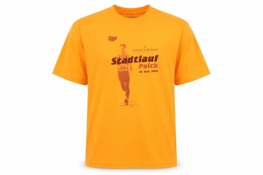 Mens UK Size XL Newline Orange Running & Jogging T-Shirt