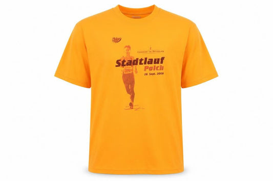 Mens UK Size XL Newline Orange Running & Jogging T-Shirt