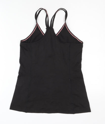 H&M Women's Black Slim Fit Sports Tank Top, Size S