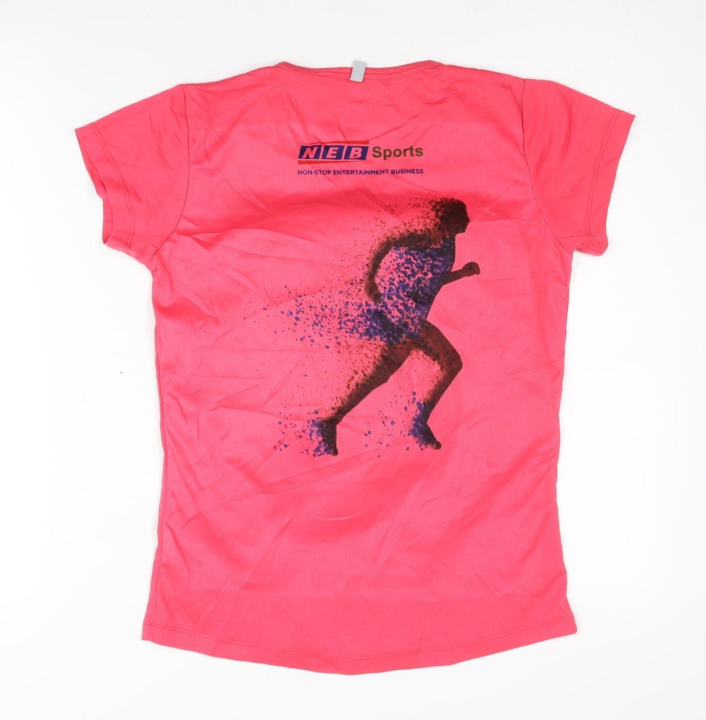 T10 Sports Women's Pink Running T-Shirt, Medium