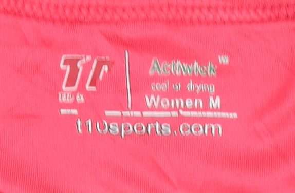 T10 Sports Women's Pink Running T-Shirt, Medium