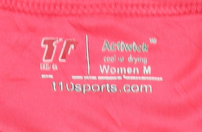 T10 Sports Women's Pink Running T-Shirt, Medium