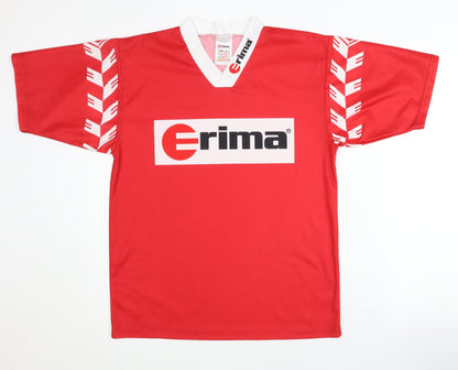 Erima Men's Red Jersey T-Shirt M for Gym